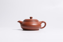 Bidding starts at one yuan z Ming Lu Zhu Ni made by Chen Yuxiu with inner push hole 200CC Yixing purple clay teapot