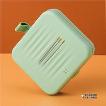 Portable home sewing box with magnetic suction and portable sewing tools high-end hand-sewing sewing kit for girls dormitory