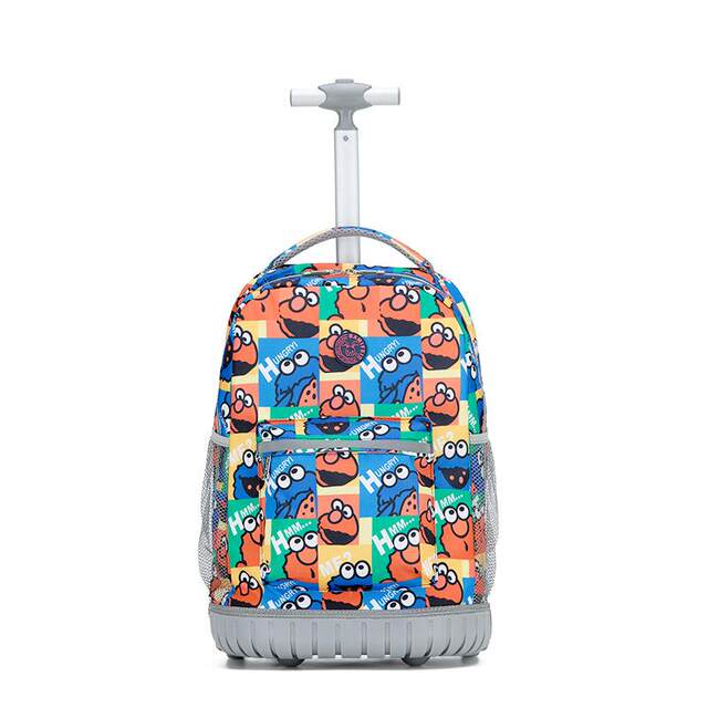 Japanese Elementary School Students' Silent Trolley Schoolbag for Boys and Girls, Large Capacity, Waterproof, Stair-Climbing Capable, Junior High School Trolley Bag