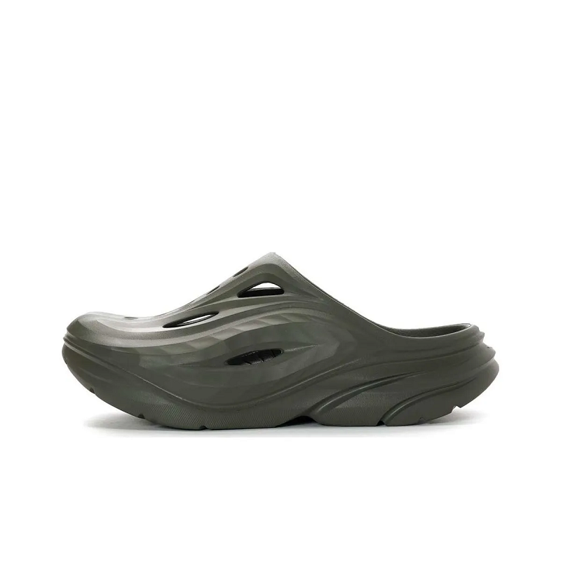 HOKA ONE ONE ORA Recovery Mule防臭防磨包头拖鞋男女同款灰色