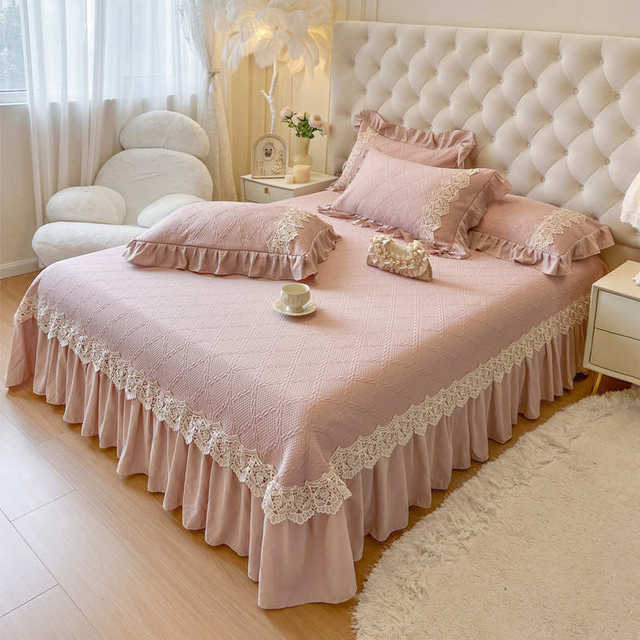 Korean cool ice silk mat sheet three-piece set summer foldable washing household mat soft mat air conditioning mat
