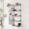 Metal perforated plate storage rack wall free combination display rack creative wall-mounted display rack wall decoration