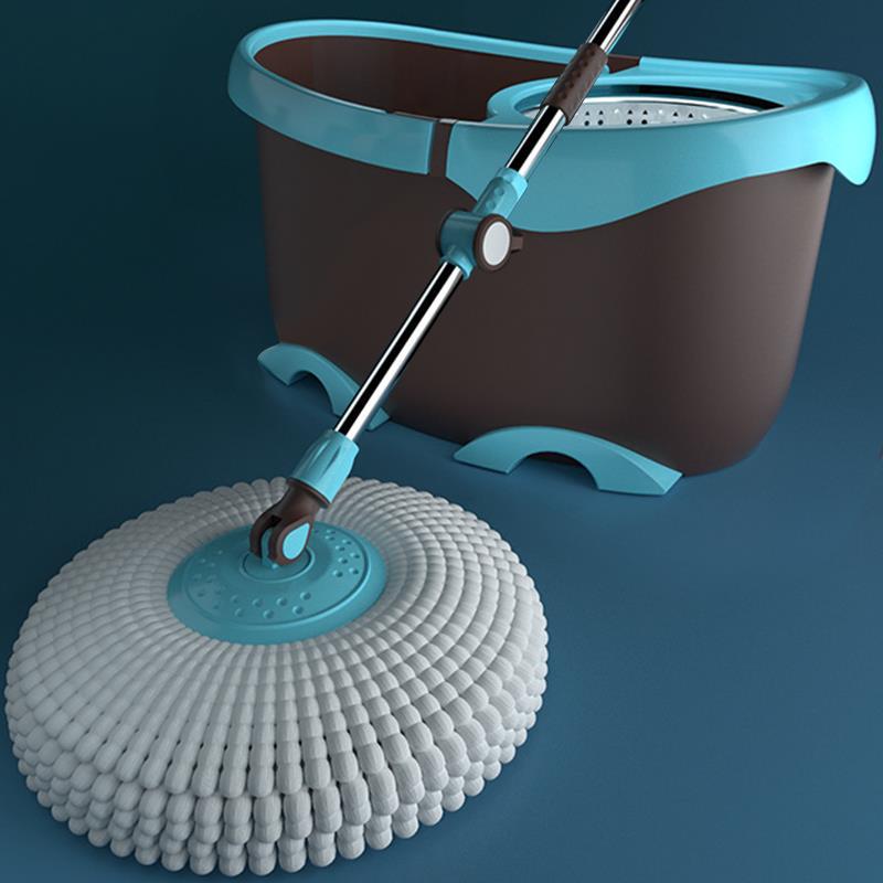 Rotating Mop Handle for Home Use, Hands-Free Lazy Mop, Automatic Mop Bucket, Rotating Bucket Mop, Mop Cloth