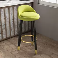 Серебряный 70 высокий зеленый тканевый золото