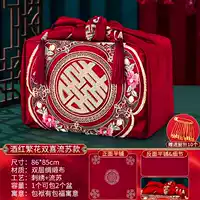 2 двухслойный ❤ бордовый цветочный цветочный стиль кисточки (стиль вышивки)