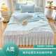 Class A mother and baby grade ice silk mat four-piece set summer quilt summer bed sheet 2024 marine silk machine wash three-piece set
