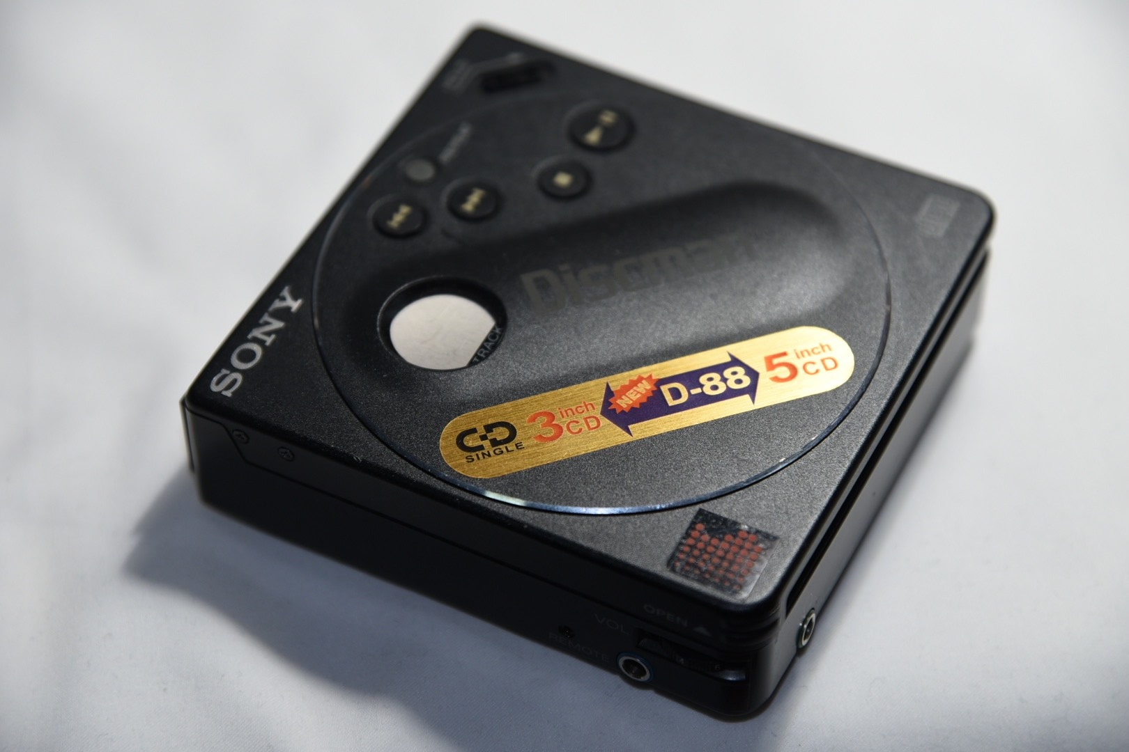SONY D88 Discman CD 隨身聽， DIY 貼