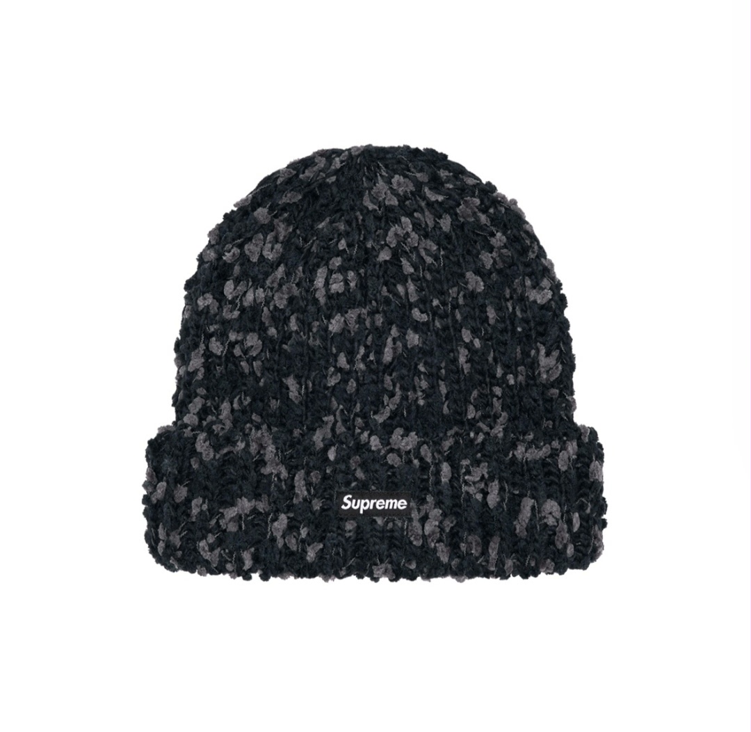 Supreme chenille beanie 冷帽绒线帽-Taobao Singapore