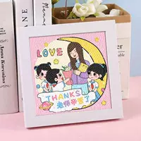 Фоторамка, холст, 18×18см, 15×15см