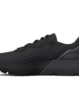 Under Armour HOVR Mega 3 舒适 织物 低帮 休闲跑步鞋 女款 黑色