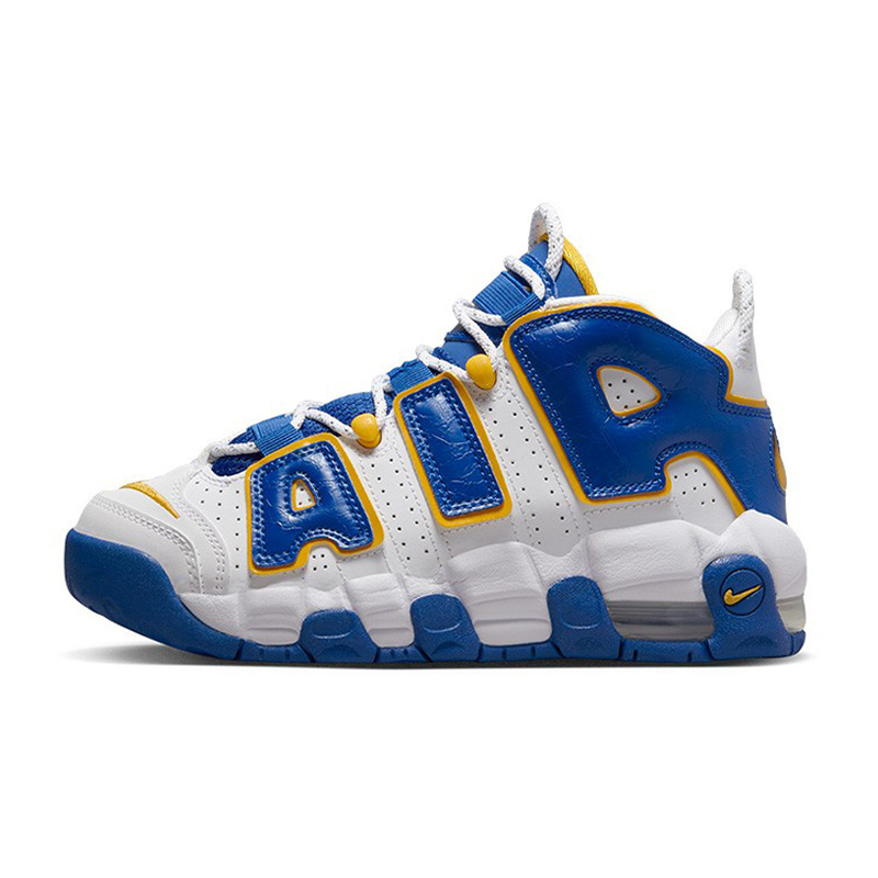 Nike Air More Uptempo 皮革 大AIR 皮蓬  中帮 儿童篮球鞋