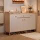 Solid Wood Shoe Cabinet for Home Entrance, 2025 New Model, Integrated Wall-Mounted Hallway Storage Cabinet, Shoe Rack for Elevator Entrance