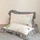 Internet celebrity style cotton four-piece set pure cotton Korean version princess style double quilt cover ruffled flower bedding