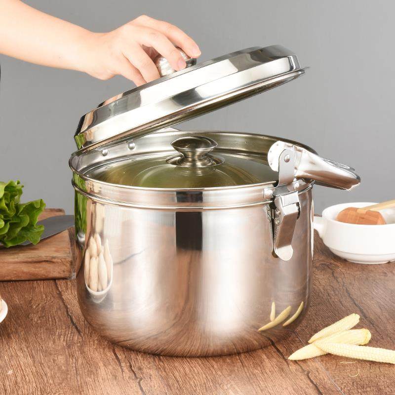 Insulated Pot, No-Fire Re-Cooking Pot, Energy-Saving Pot, Genuine Stainless Steel Stew Pot, 6L/9L Large Capacity Stew Pot, Gas and Electric Dual-Use
