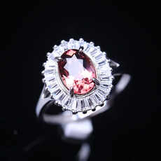 Украшения на руку 2.67克 天然碧玺戒指 大戒面