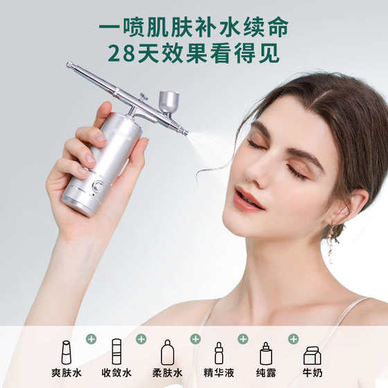 산소 주입 기기 미용실 살롱 홈 핸드 헬드 휴대용 충전 나노 분무기 특수 소개 에센스 원자력 및 물 보충