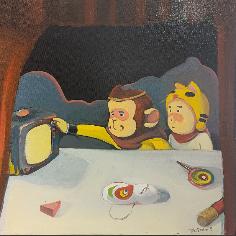 (Oil on canvas) Chen Jianzhou's 