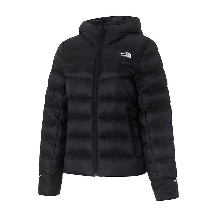 The North Face北面女秋冬新款防泼水600蓬80鹅绒户外连帽羽绒服