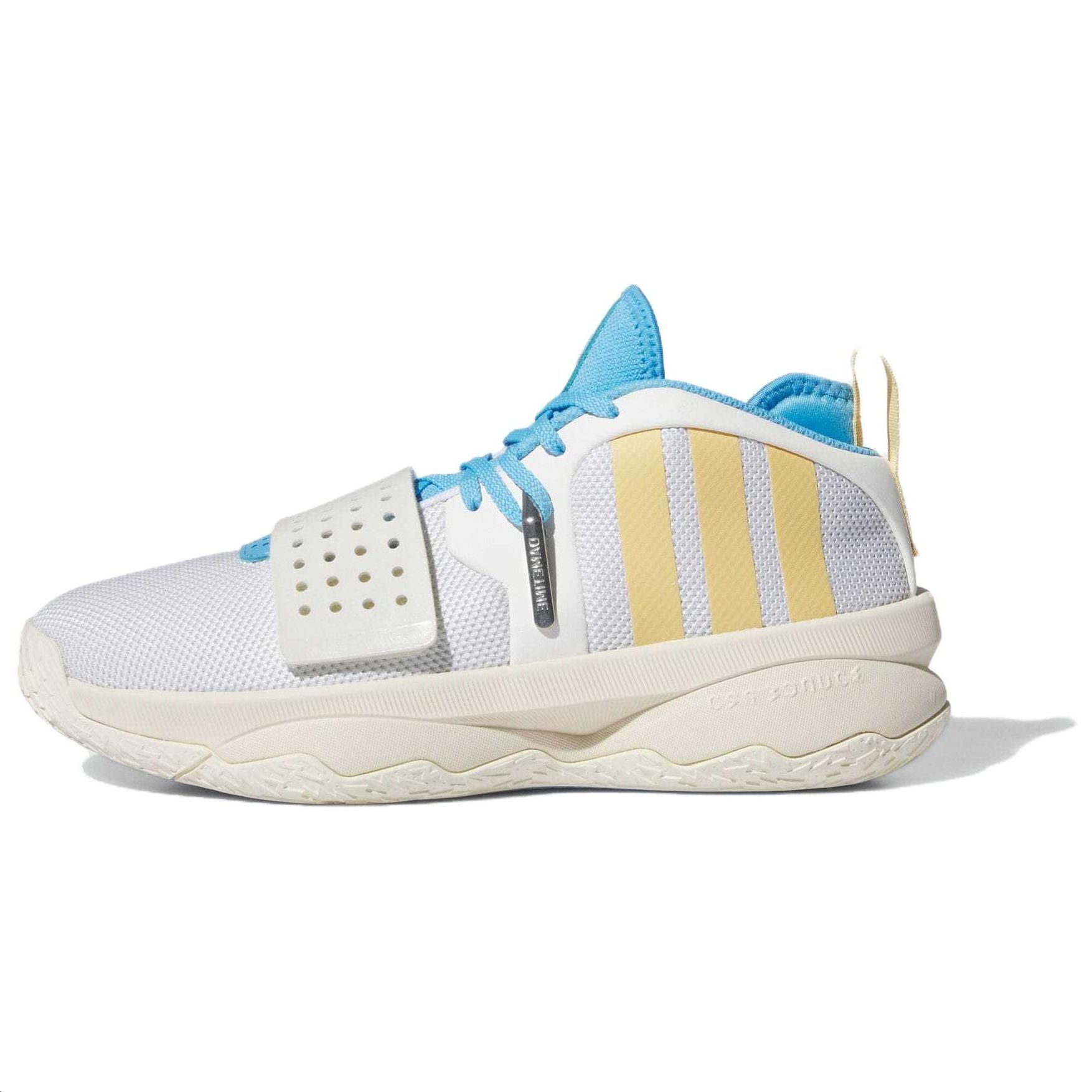 adidas Dame 8 Extply 圆头系带简约 防滑回弹 低帮 篮球鞋
