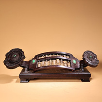 WE30283 inlaid white jade beads wishful thinking