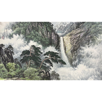 Korean traditional painting meritorious artist Jin Longs Landscapes and Landscapes collection-level boutique DJ
