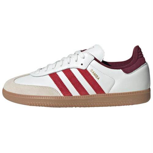 adidas originals SAMBA OG 舒适时尚  低帮 板鞋 男款 红白