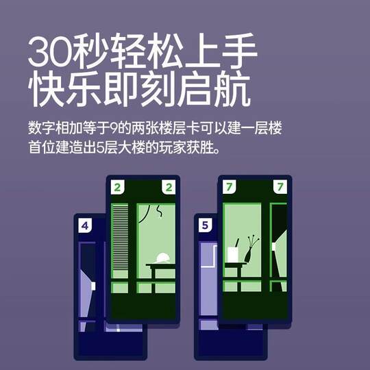 Board games are popular in 2026 Skyscraper Card Pocket Series Portable Urban Adventure Game Card Multiplayer Party