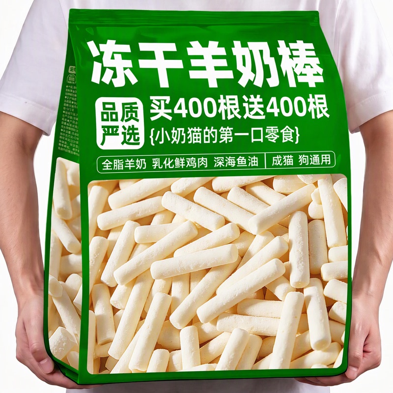 Freeze-Dried Goat Milk Sticks for Cats, Chicken, Deep-Sea Fish Oil, Suitable for Kittens, Adult Cats and Dogs, High-Calcium Nutritional Food Mix, Pet Snacks Freeze-Dried Goat Milk Sticks for Cats, Chicken, Deep-Sea Fish Oil, Suitable for Kittens, Adult Cats and Dogs, High-Calcium Nutritional Food Mix, Pet Snacks