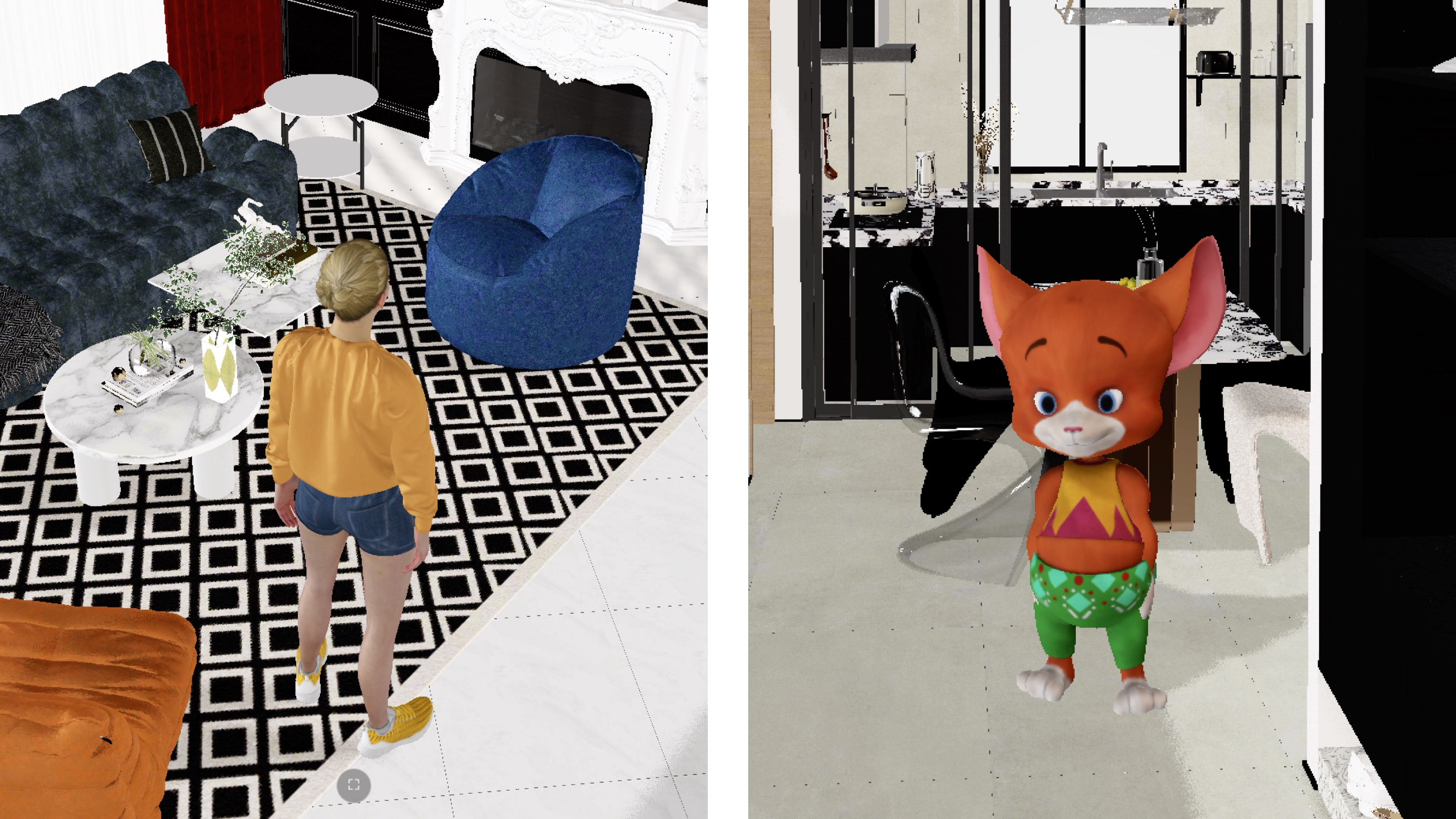 Home Stroll - Immersive Third-Person Walkthrough for Your Home Design