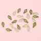 10 Japanese-Style Versatile Green Transparent Small Leaf Acrylic DIY Handmade Jewelry Earring Accessories Materials