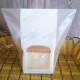 Pure Milk Bread Bags with Cut Corners, 3D Handmade Toast Bags, Matte Frosted Tear-Off DIY Baking Bags, 100 Pieces