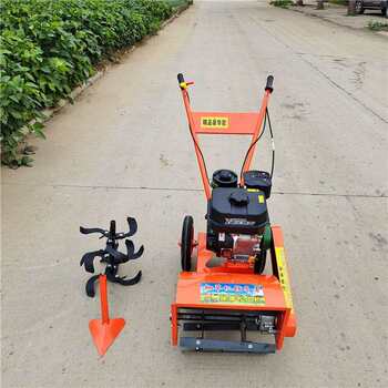 Multifunctional four-stroke micro tiller self-propelled diesel rotary tiller orchard weeding plow