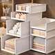 Wardrobe layered partition household storage artifact drawer bedroom clothes dormitory organization thickened partition storage rack