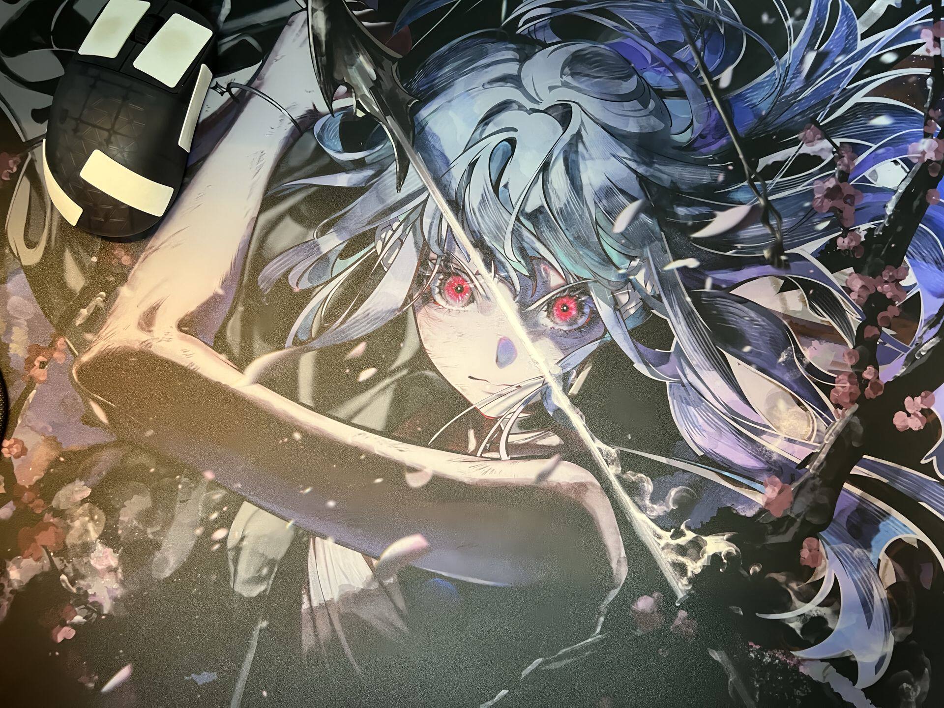 知郁DYSPHORIA SAYO小夜涂层钢化玻璃鼠标垫电竞游戏FPS专用超大-淘宝网