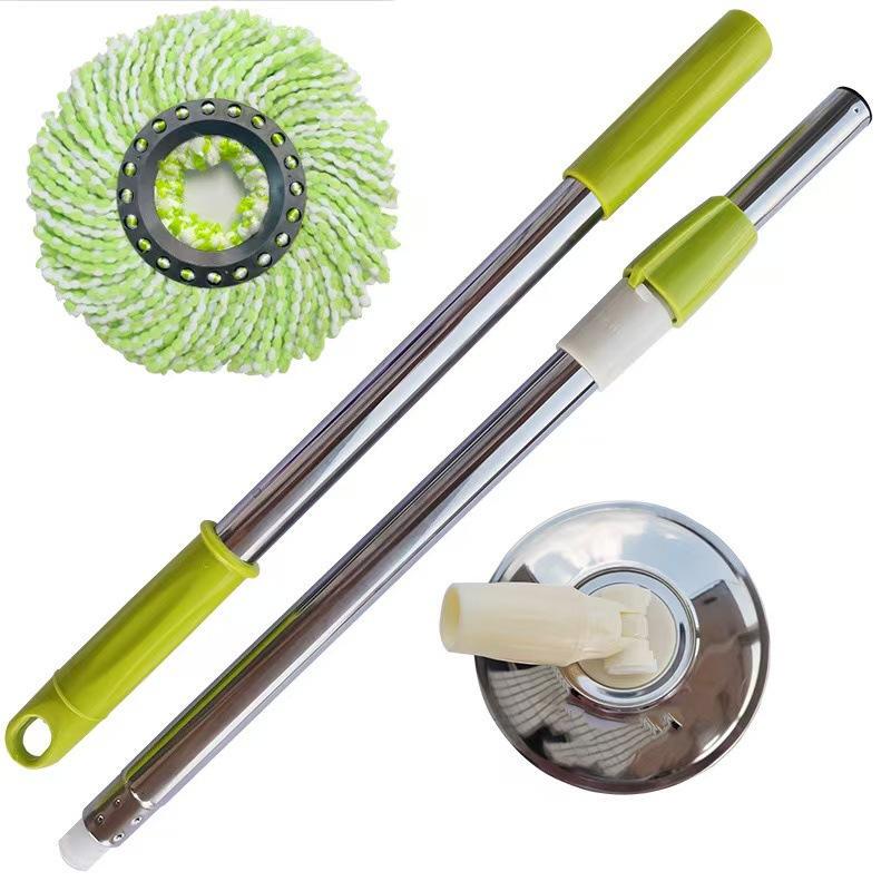 Mop and Bucket Set with Integrated Mop and Bucket, Rotating Wringer Head, Universal Rotating Water Drain, Automatic Drainage Mop and Bucket Set with Integrated Mop and Bucket, Rotating Wringer Head, Universal Rotating Water Drain, Automatic Drainage