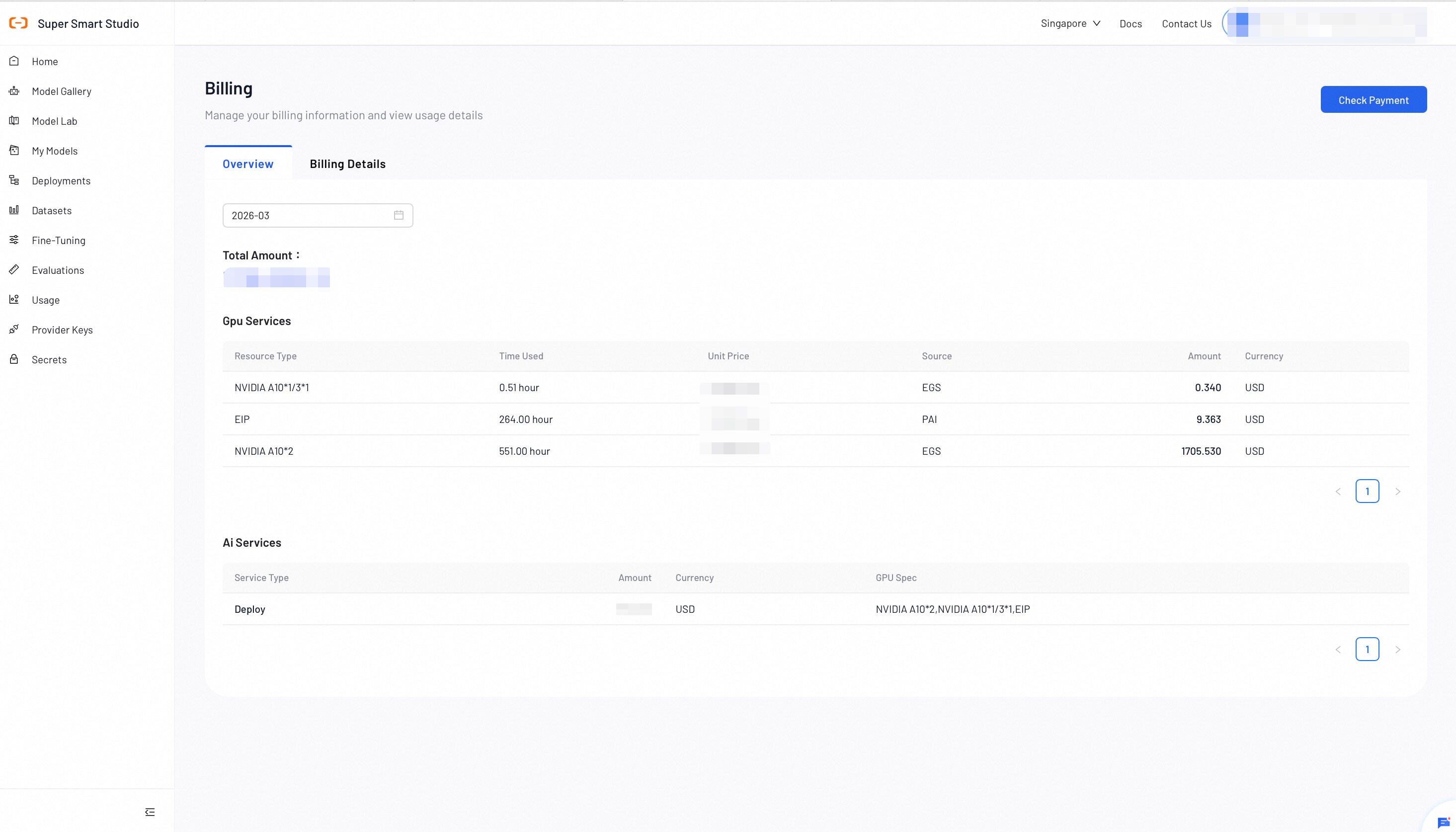 Billing Overview