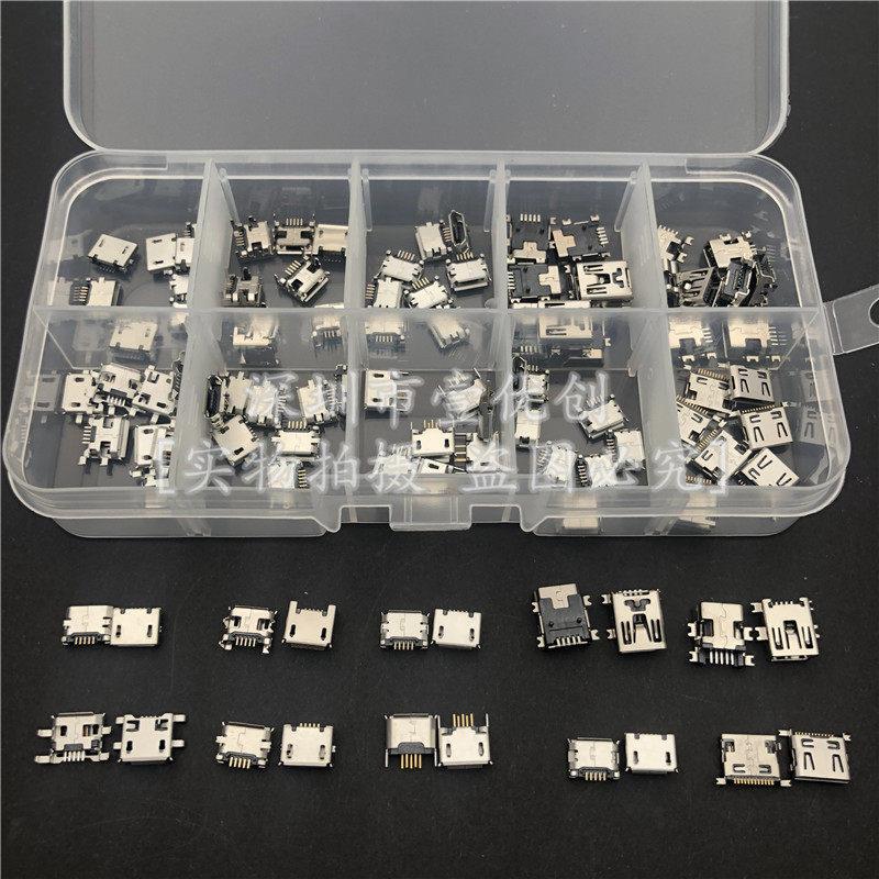 10 Types of 100 Micro Mini USB Female Connectors, Various Specifications of Android Charging Plugs, and Accessories 10 Types of 100 Micro Mini USB Female Connectors, Various Specifications of Android Charging Plugs, and Accessories