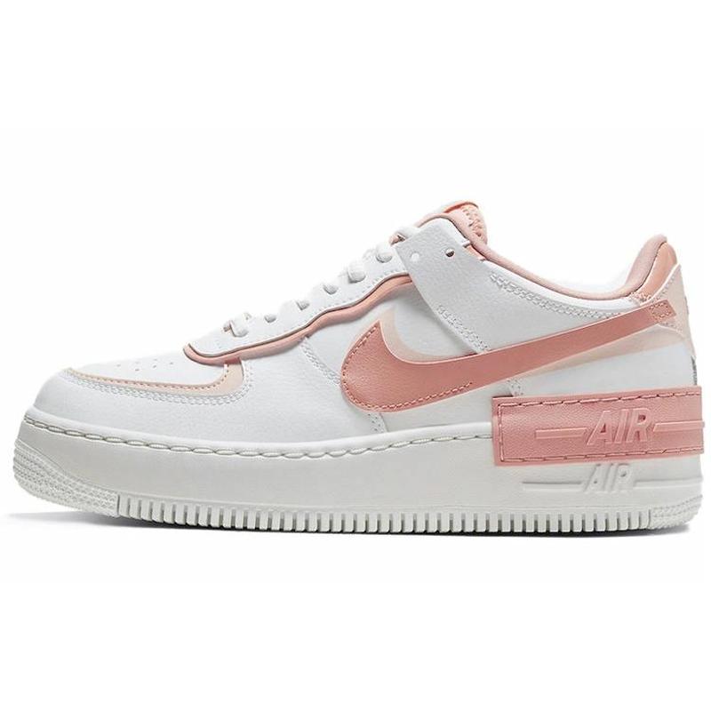Nike Air Force1 shadow Shadow 马卡龙 低帮 板鞋 女款 白粉