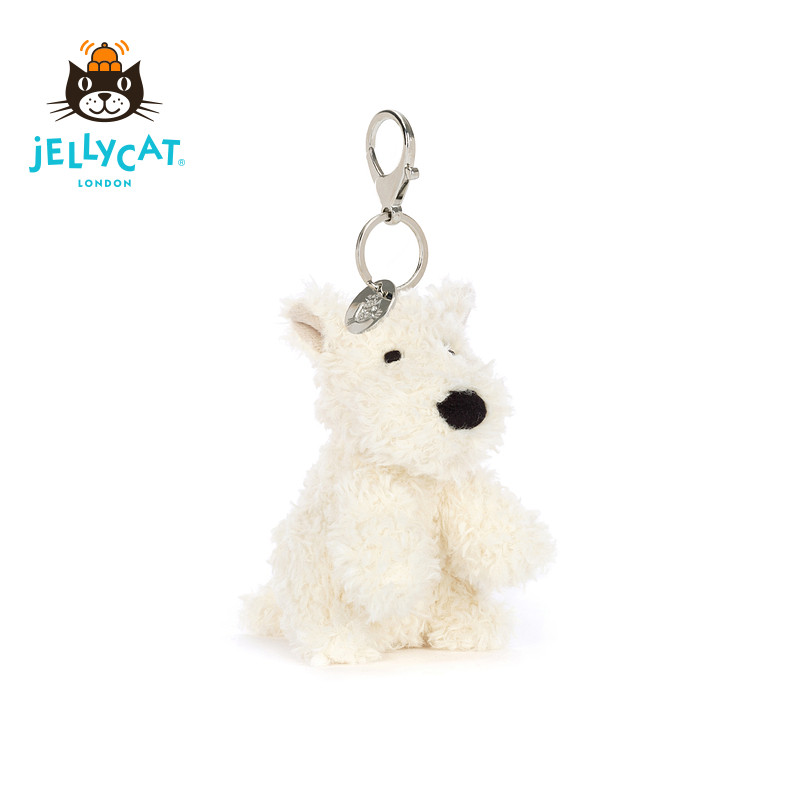 Jellycat挂件门罗苏格兰梗包挂饰西高地小狗毛绒钥匙扣情侣礼物t图片