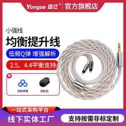 Yangshi Xiaoqiang Balance Line Silver Plated IM70 IE80S/40Pro N5005 MMCX 헤드폰 업그레이드 라인 IE300