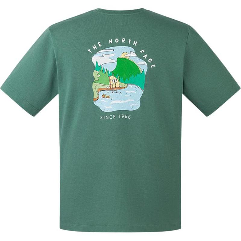 The North Face北面短袖T恤男户外运动休闲透气圆领半袖