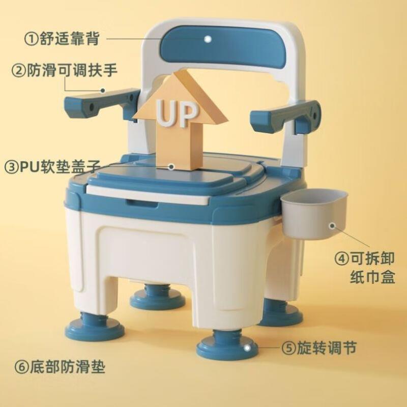 高档老人坐便器坐便凳椅子家用老年人防臭室内便携式孕妇马桶成人
