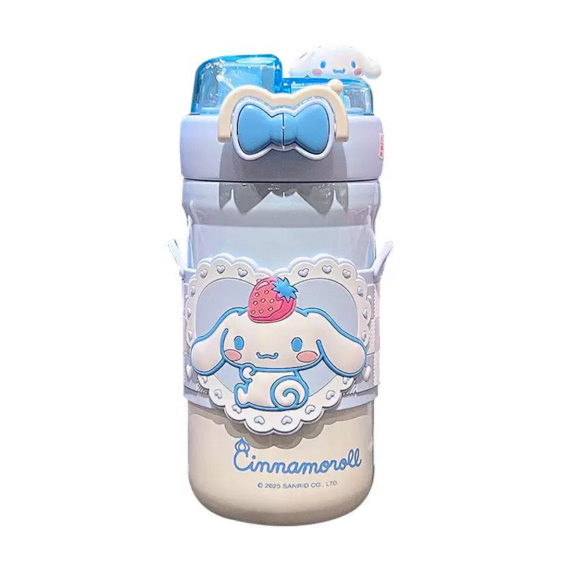 Handheld glass with animals with bow for students