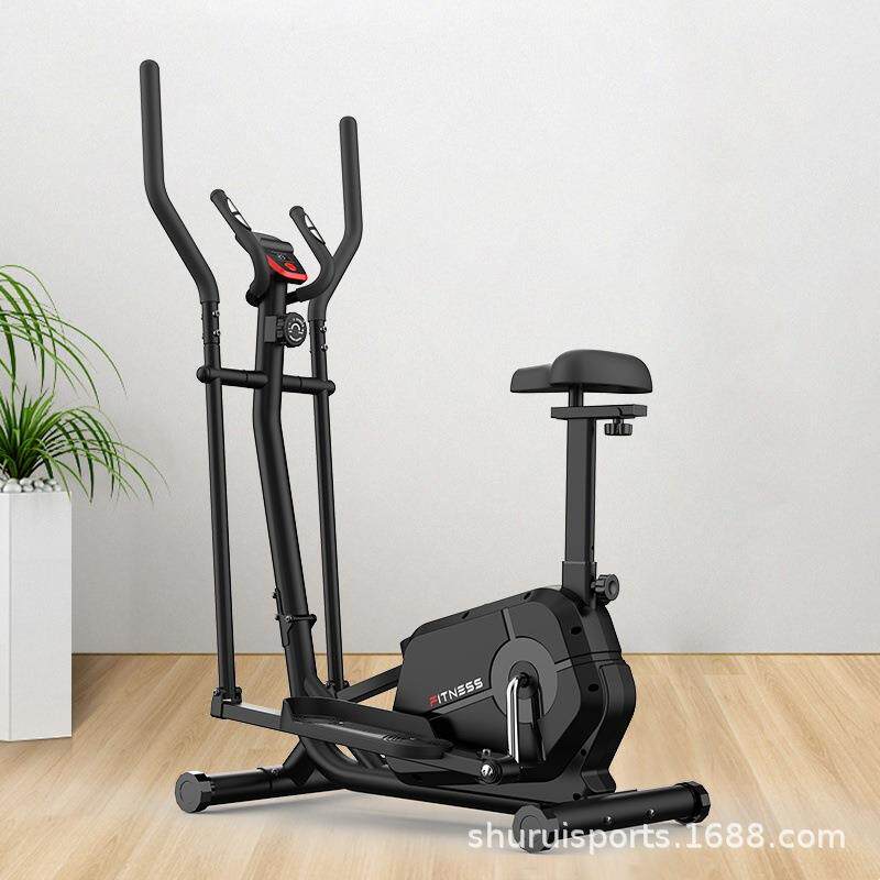Foreign trade elliptical machine, cross-magnetic exercise bike, indoor home fitness equipment, silent space walker, exercise bike