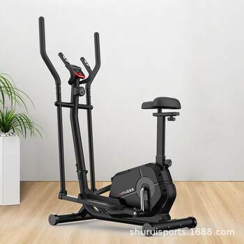 Foreign trade elliptical machine, cross-magnetic exercise bike, indoor home fitness equipment, silent space walker, exercise bike