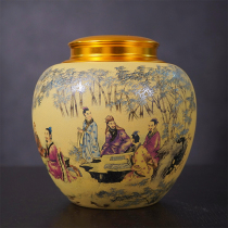 (Bidding starts at 1 yuan) The powerful original ore section mud bamboo forest Qixian tea can large capacity Yixing purple sand H25