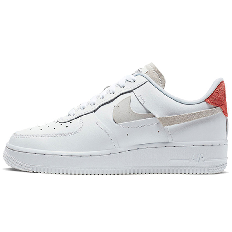 Nike Air Force 1 Inside Out 断钩 低帮 板鞋 女款 红蓝