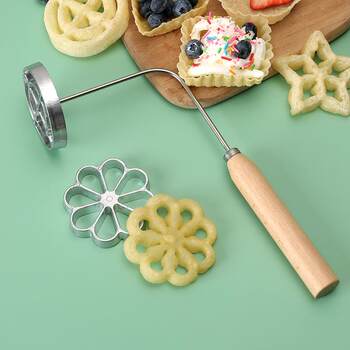 Frying Mold for Homemade Golden Honeycomb Cakes, Snack Money Rings, Sugar Rings, and Oil Cake Models