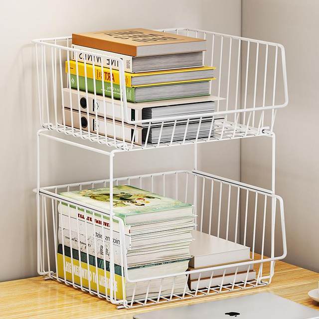 Office file storage rack box frame folder information rack desktop supplies desk file rack a4 paper storage rack
