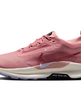 Nike Pegasus Trail 5 Gore-Tex 柔软舒适 低帮跑步鞋 女款 红色